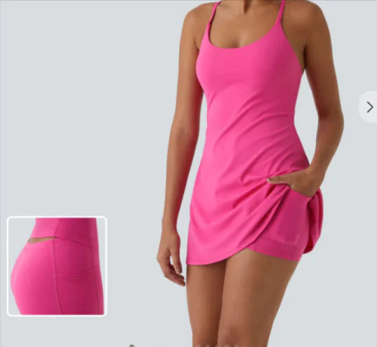 Tennis Skirt with Built-in Shorts