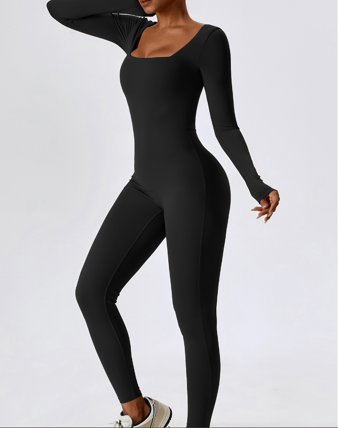 Macaquinho Yoga Suit