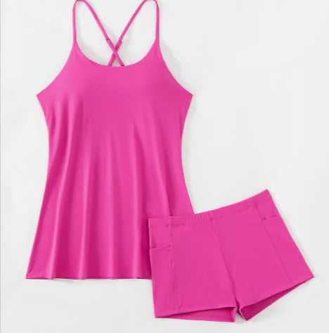 Tennis Skirt with Built-in Shorts